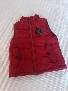 Kids Headquarters Rust Quilted Vest with Paw Patch. Size 18M